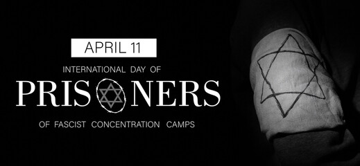 Banner for International Day of Prisoners of Fascist Concentration Camps