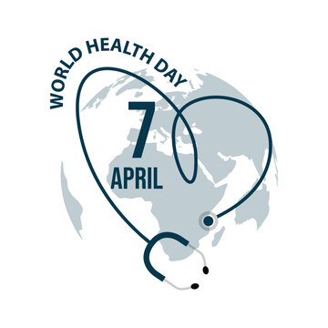 World health day vector image.