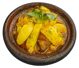 Tajine de Poulet au citron confit