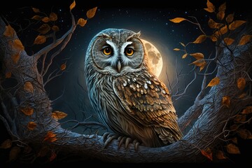 Owl in the Night Is Wise. Generative AI