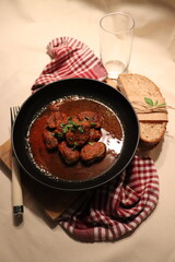 stew with vegetables