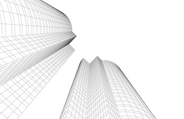 Fototapeta premium abstract architecture background