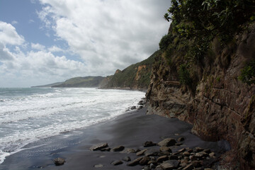 New Zealand coastline. North Island West Coast