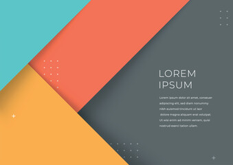 Colorful Modern Background Design Layout Vector