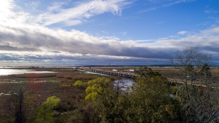 interstate 10 bridge on Mobile Bay