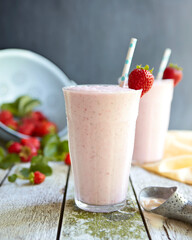 Strawberry-Sundae-Full-on-rustic-background