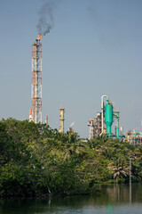 Oil extraction pump in Barrancabermeja in Colombia