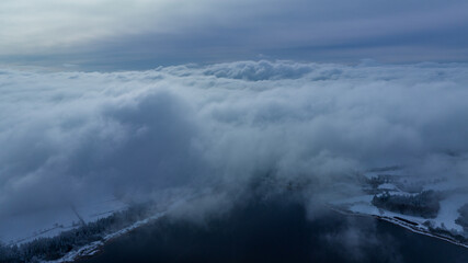 Obraz premium snow over blessington 