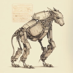 "Robotimals Sketches" from Robots inspired by Animal Anatomy