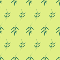 Seamless Pattern. Elements of leaves