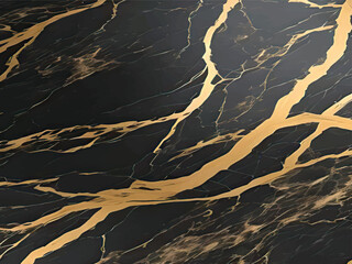 Obraz na płótnie Canvas Vector Black and gold marble texture design for cover book or brochure, poster, wallpaper background or realistic business and design Illustration.