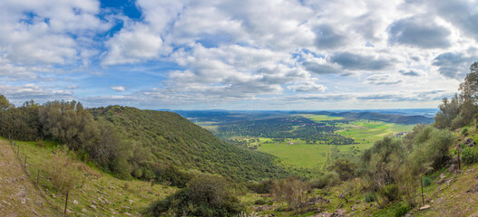 Alor Mountains viewpoint, Badajoz, Spain