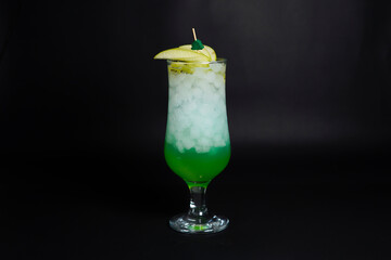 Mojito Drink lime green isolated