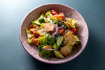 salad with vegetables