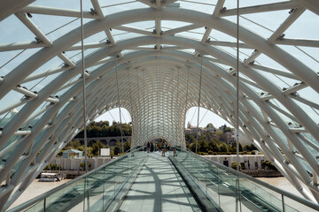 Tbilisi, Georgia - May 10, 2022: Views of Tbilisi, Georgia.