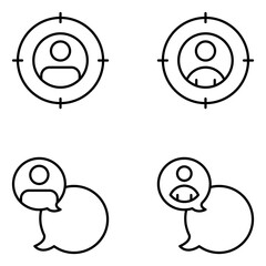 User Vector Line Icons