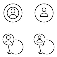 User Vector Line Icons