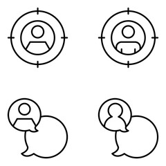 User Vector Line Icons