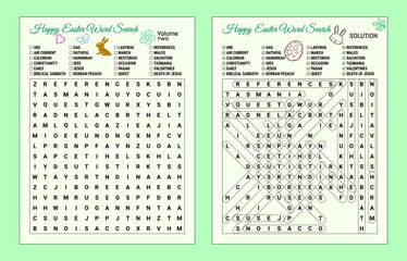 Easter Word Search Puzzle - Volume Two