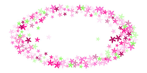 Soapwort simplistic flowers vector design. Gentle garden blossom elements scattered. Hinamatsuri Doll's Day ornament. Trendy flowers Soapwort abstract bloom. Spring daisies.