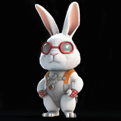 With a stylized and futuristic design, this 3D Easter Bunny is ideal for innovative and creative projects. Download now and start creating!