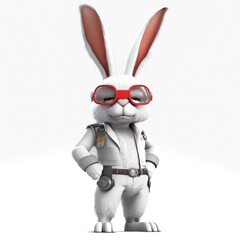 Add a touch of fun to your project with this funny and clever 3D Easter Bunny. Download now and let your imagination run wild!