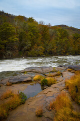 Late autumn in Valley Falls State Park, West Virginia