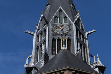 Fototapeta premium Evangelical church “Liberty Church” Amsterdam, Vondelstraat 120. Amsterdam, Netherlands.