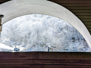 landscapes and winter scenes at beech mountain north carolina