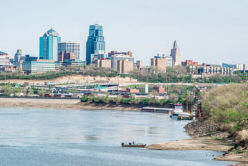 Kansas City skyline panorama