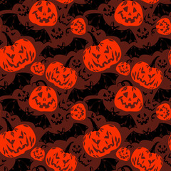 seamless pattern halloween background