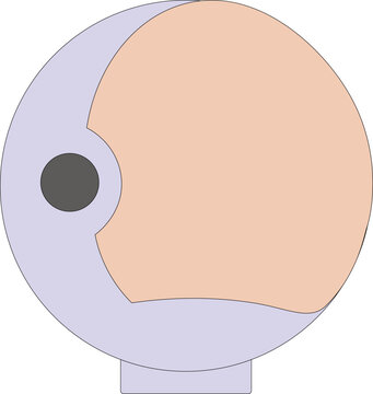 astronaut helmet vector space white and orange