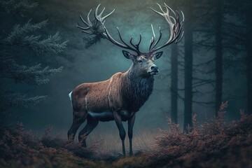 A picture of a Stag. Generative AI