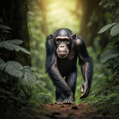 chimpanzee is a social primate, are essential to the biodiversity of the African ecosystem, and their conservation is crucial to the survival of many other species. GENERATIVE AI