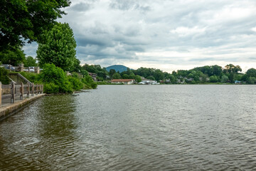 beautiful nature scenes around lake junaluska north carolina