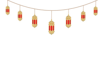 Lantern Islamic with transparent Background PNG