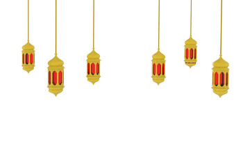 Lantern Islamic with transparent Background PNG