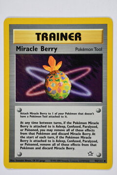 Pokemon Trading Card, Miracle Berry.