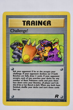 Pokemon Trading Card, Challenge.