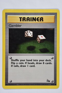 Pokemon Trading Card, Gambler.