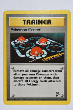 Pokemon Trading Card, Pokemon Center.