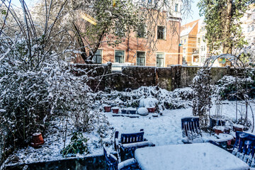 Winter Einbruch im Ihme Zentrum Linden Hannover.