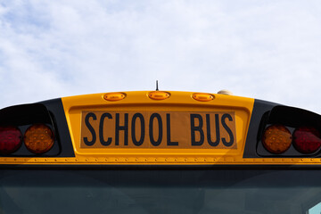 Close up of a School Bus