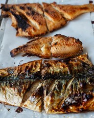 생선구이, 요리, 해산물, 식사