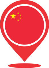 
Pin map location of China 2023031122