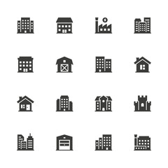 Fototapeta premium Building icons.