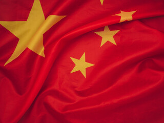 Full frame of the China flag