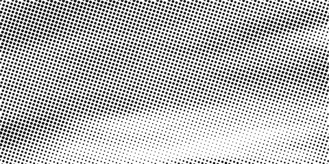 abstract Halftone vector background black and white dots shape