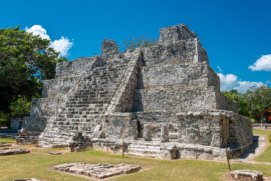 Archaeological site of El Meco, Cancun, Mexico