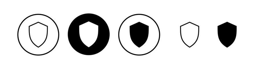 Shield icon vector illustration. Protection icon. Security sign and symbol